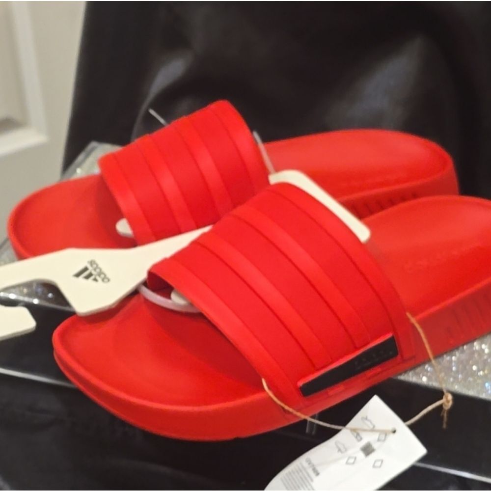 Adidas Racer TR Slides- Red - Picture 9 of 11